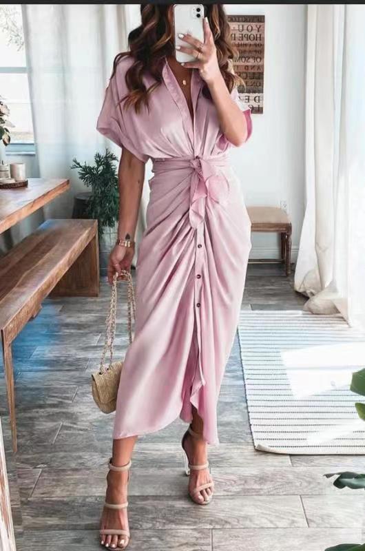 American Fashion Forged Face Long Dress