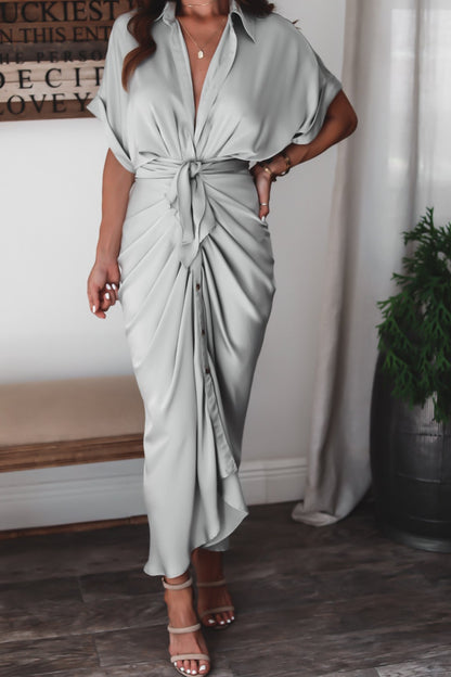 American Fashion Forged Face Long Dress